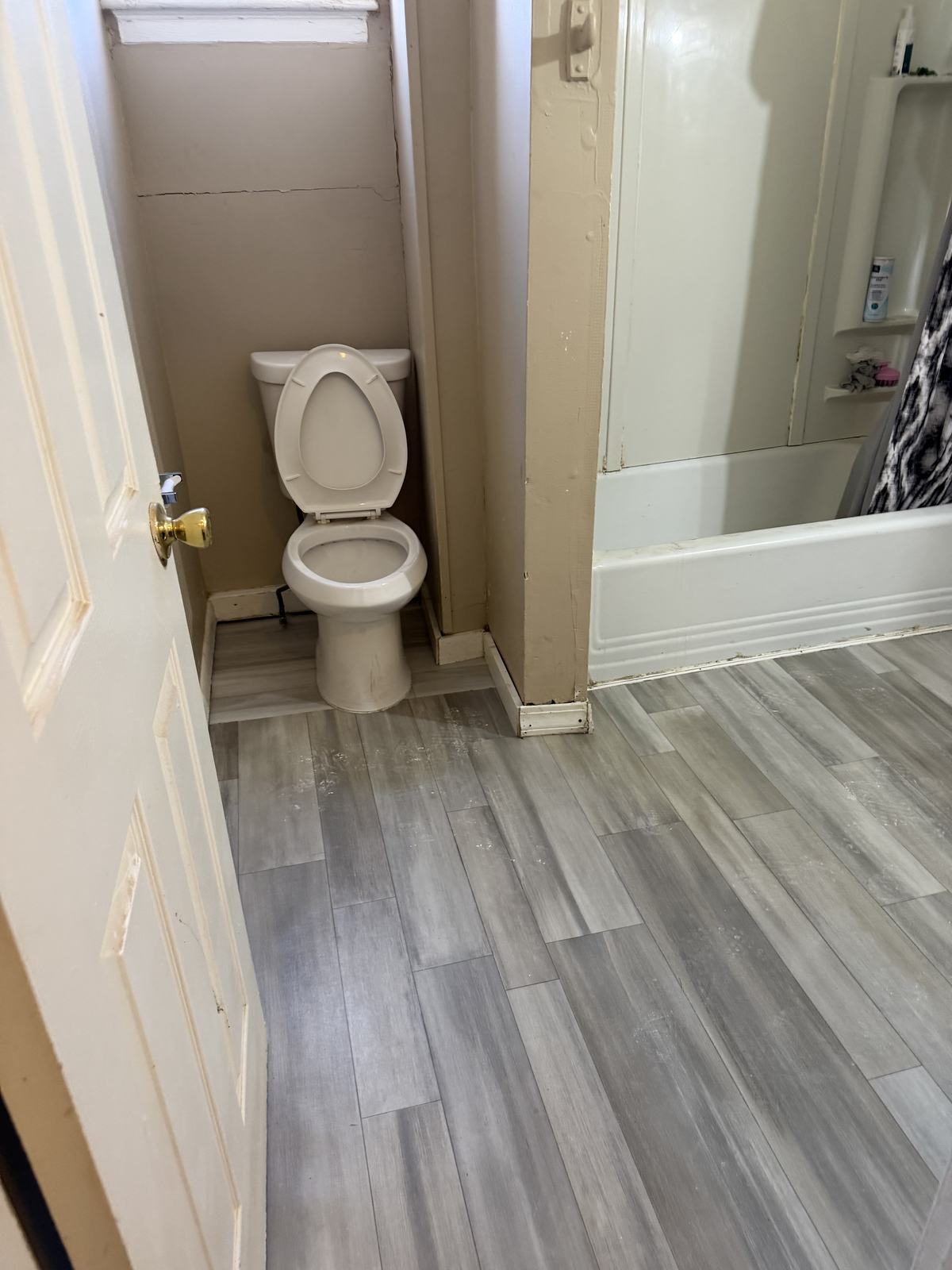 Bathroom turned and make-ready