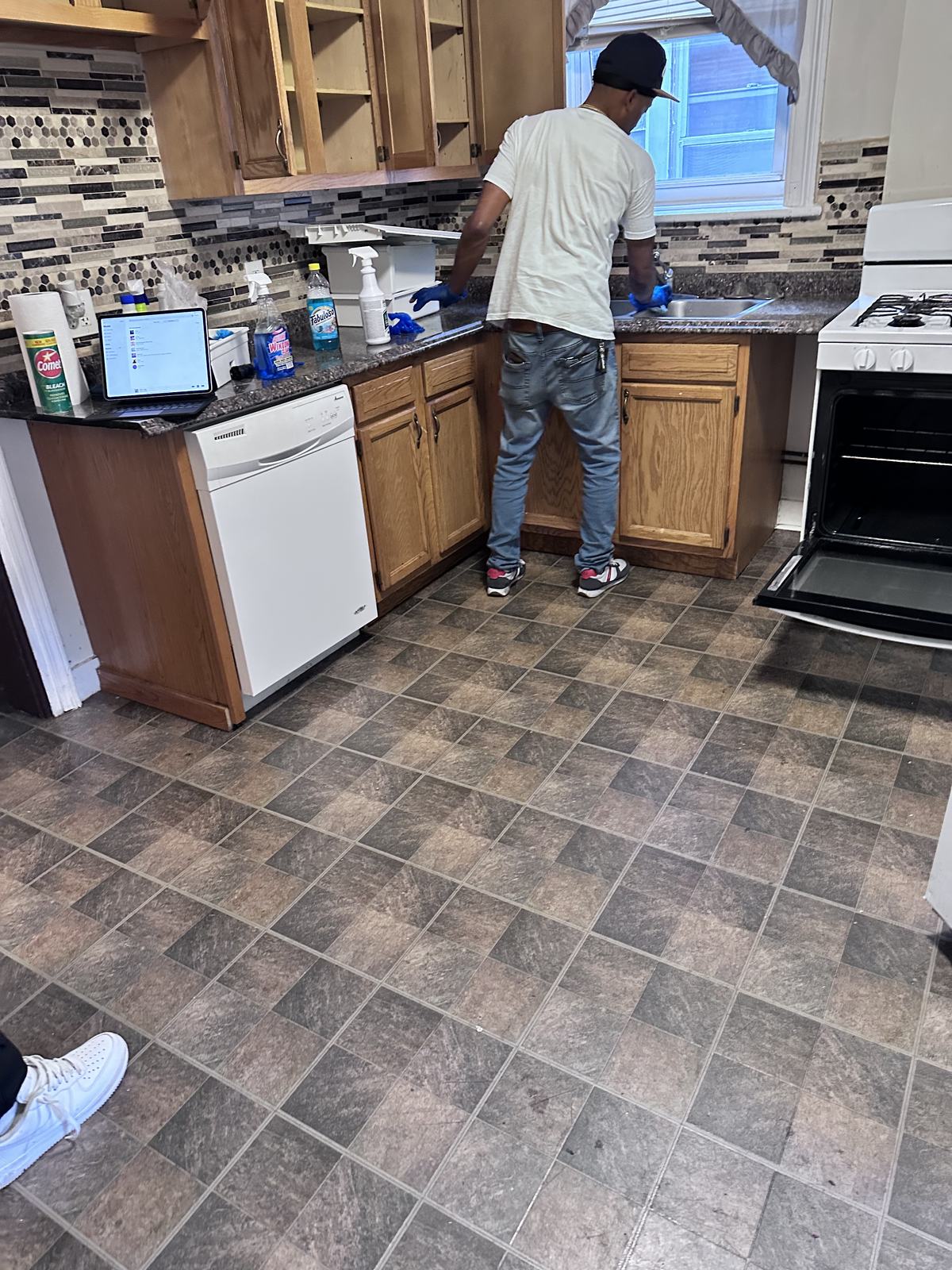 Kitchen maintenance in a managed rental unit